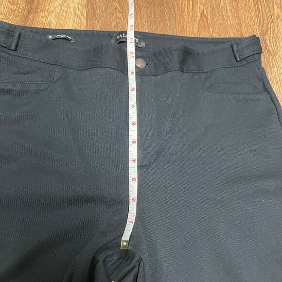 Talbots Womens Solid Black Lexington Riding Pant Size 10 Ponte Stretch Legging - Picture 9 of 10